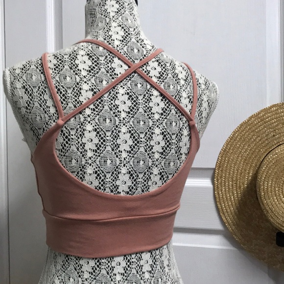 3/$30 🌺 Cropped Tank - Size S - Picture 2 of 3